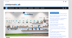 Desktop Screenshot of ointernete.sk